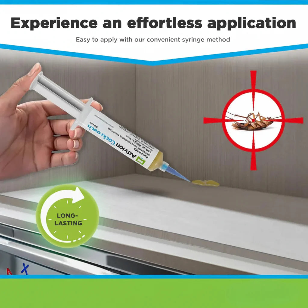 Cockroach Control Gel Syringe Indoor Pest Management