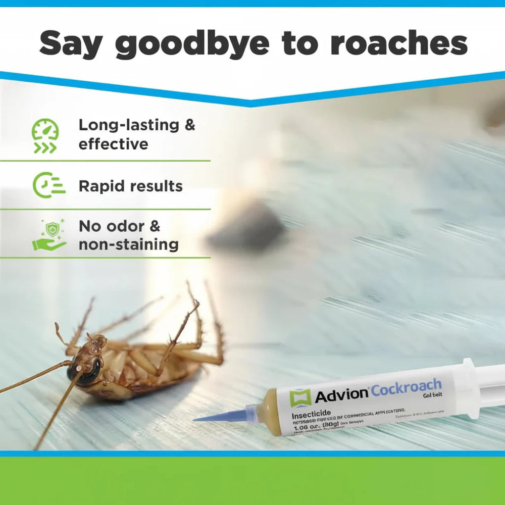 Cockroach Control Gel – Syringe Applicator, Indoor Use & Pest Management Formula