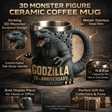 Coffee Mug Monster Figure 3D Sculpted Ceramic Drinkware