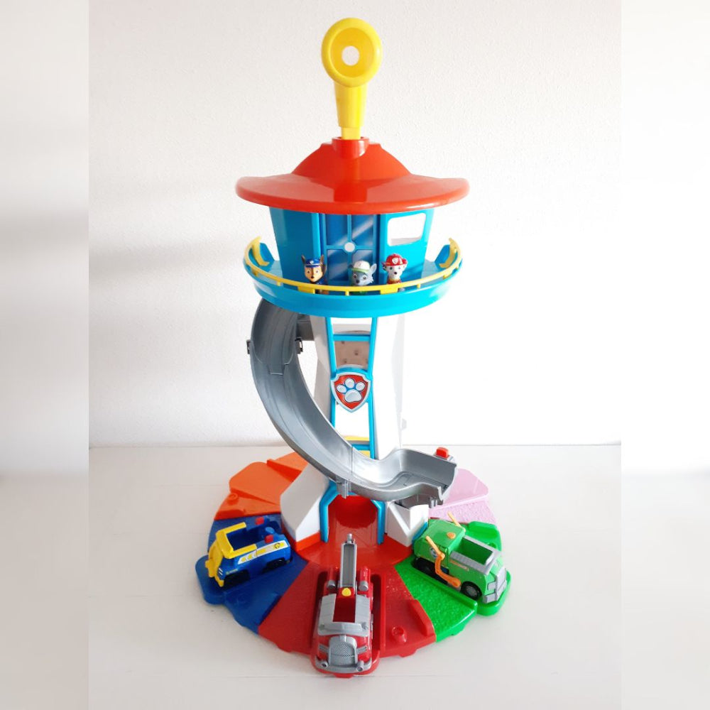 Toy Car Playset Kids Slide Tower Activity Set