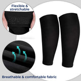 ComfortFlow Support Socks | Soft Highly Elastic Calf Compression - for Muscle Recovery and Circulation Enhancement Kalsten