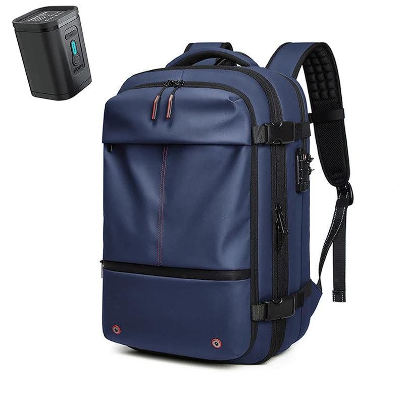 Expandable Vacuum Compression Travel Backpack – 25–60L, 17-Inch Laptop Sleeve & Water-Repellent