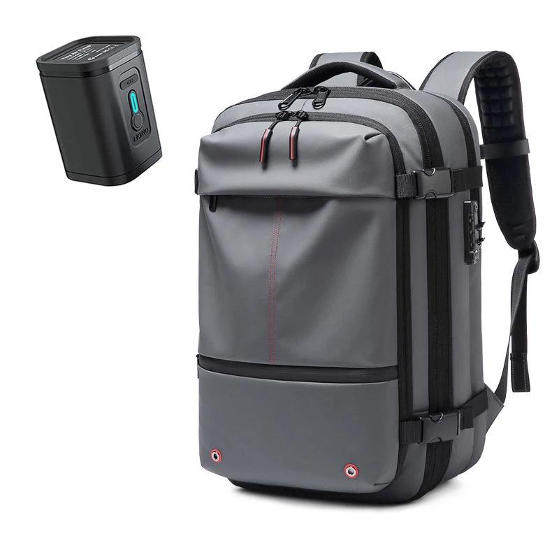 Expandable Vacuum Compression Travel Backpack – 25–60L, 17-Inch Laptop Sleeve & Water-Repellent