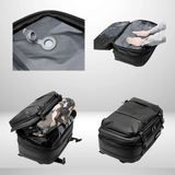Expandable Vacuum Compression Travel Backpack – 25–60L, 17-Inch Laptop Sleeve & Water-Repellent