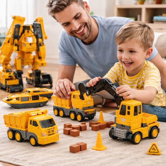 Magnetic Building Blocks Vehicle Set – Creative Play, Kids Toy & Fine Motor Skills