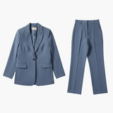 Women's Suit Set – Blazer & Straight Trousers