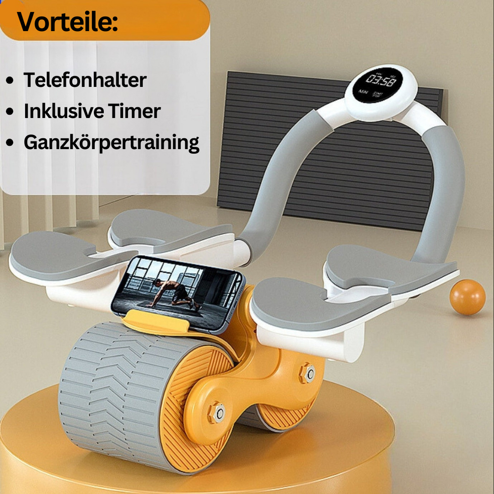 CoreRoller Max ab trainer wheel - Orange with Timer