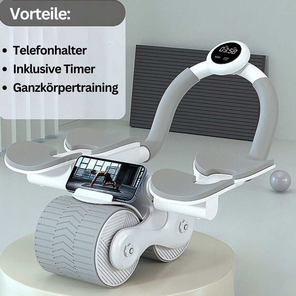 CoreRoller Max ab trainer wheel - Gray with Timer