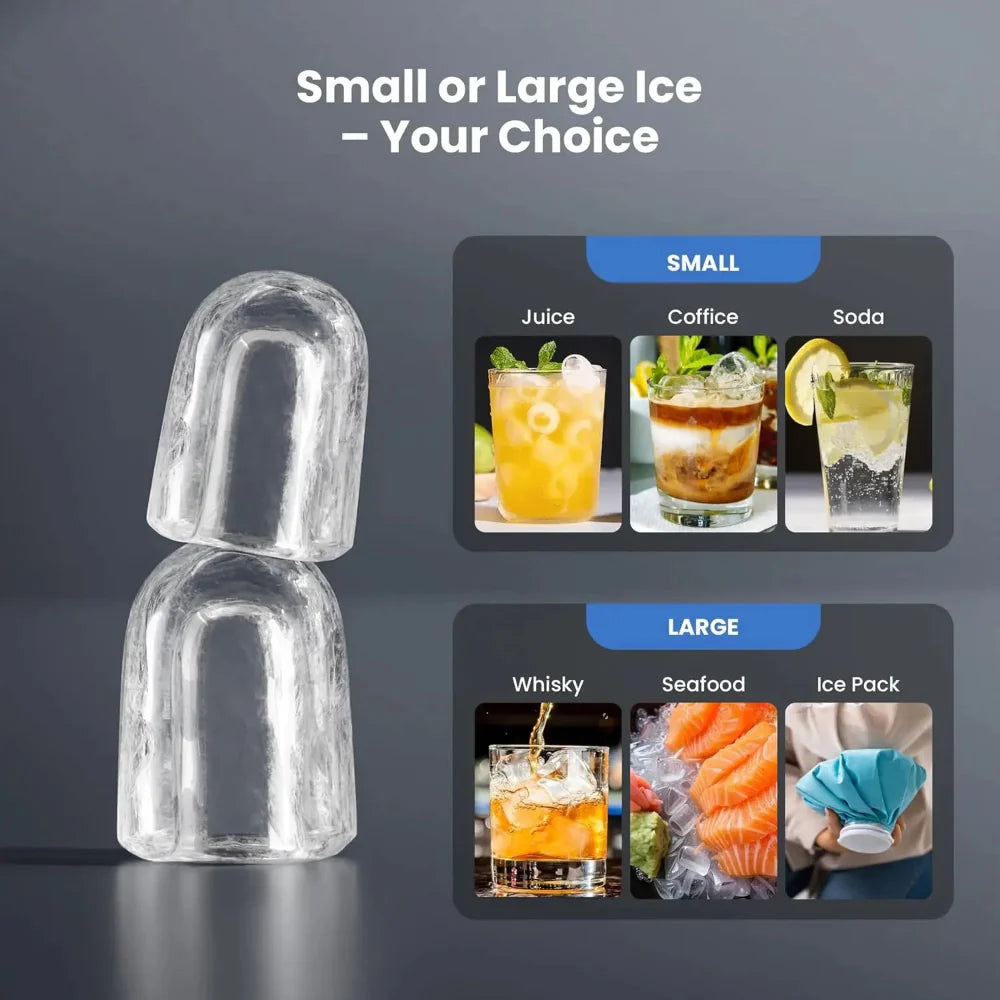 Countertop Ice Maker Ice Machine Compact Portable Countertop