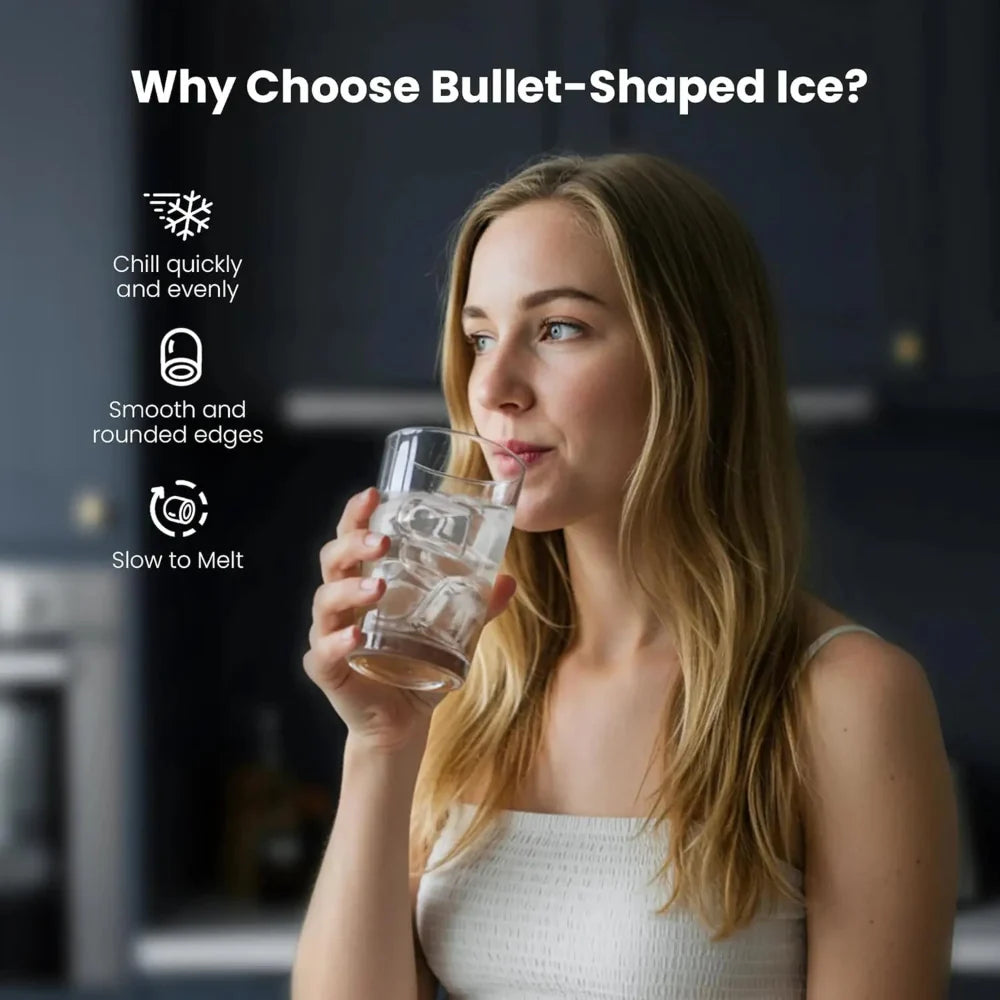 Countertop Ice Maker Ice Machine Compact Portable Countertop