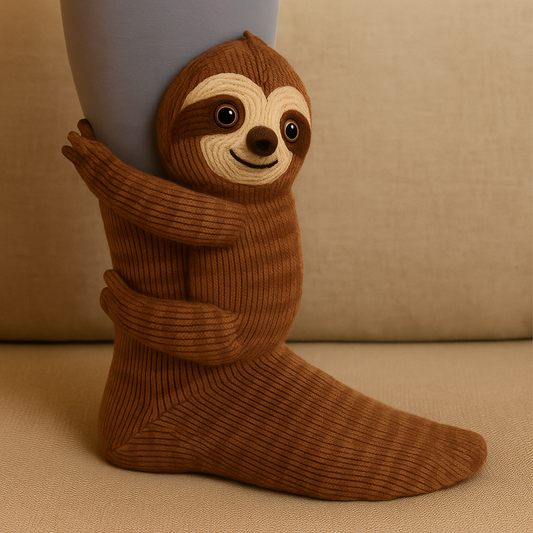 Plush Animal House Socks – Non-Slip Grip, Cozy Comfort Design & Unisex Fit