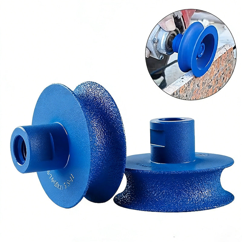 Diamond Grinding Wheel – Concave Edge Profiling, 74mm & Fits Angle Grinders & Drills