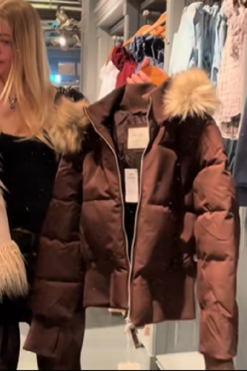 Cropped Quilted Hooded Winter Jacket – Tracy