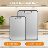 Cutting Board Double Sided Metal Kitchen Prep Board