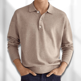 Lennard – Fall Modern Fit Long-Sleeve Men's Polo