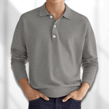 Lennard – Fall Modern Fit Long-Sleeve Men's Polo