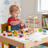 Holz-Kugelturm-Spiel für Kinder – Fördert Konzentration & Feinmotorik | Spielzeug aus Holz