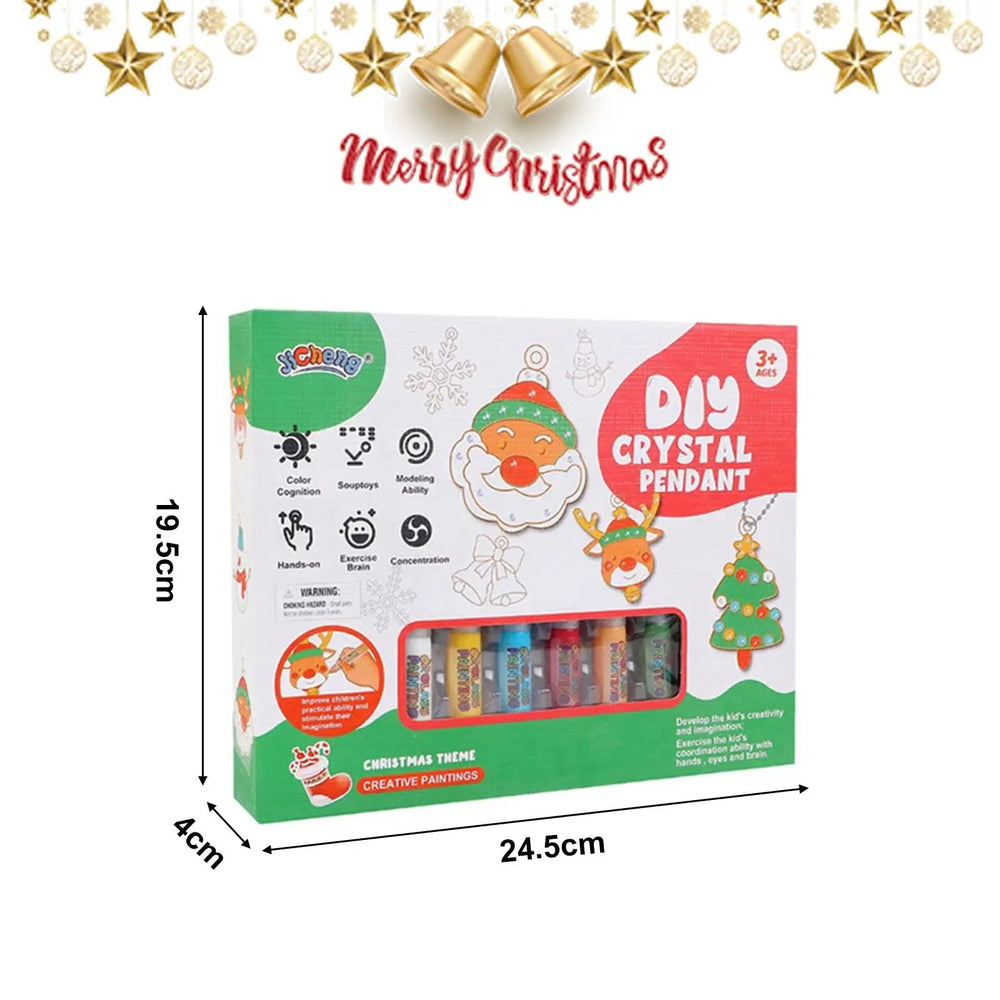 DIY Kristallmalerei Set – Farbenfrohe Kristallanhänger Selbst Gestalten für Kreative Bastelprojekte