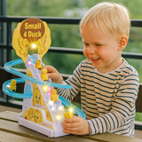 Kids Toy Duck Slide Interactive Music Light Playset