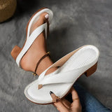 Women's Orthopedic Slippers – Platform Heel & Crisscross Straps