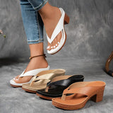 Women's Orthopedic Slippers – Platform Heel & Crisscross Straps