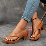 Women's Orthopedic Slippers – Platform Heel & Crisscross Straps