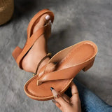 Women's Orthopedic Slippers – Platform Heel & Crisscross Straps