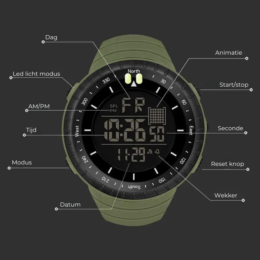 AdventureMaster – Waterproof Outdoor Watch