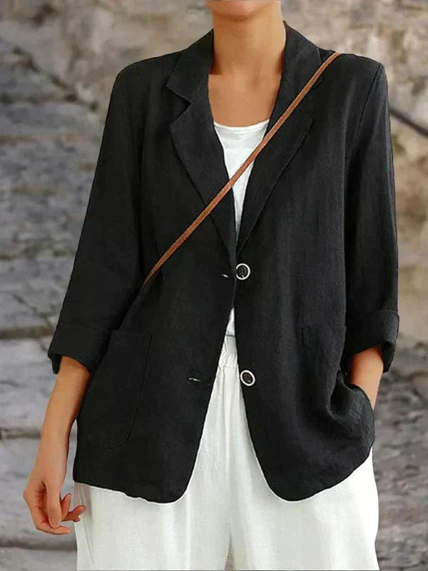 Women's Blazer with a Relaxed Fit - Emilia - 2
