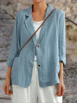 Women's Blazer with a Relaxed Fit - Emilia - 5