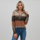 Ladies' Sweater with Zipper - Saskia - 2