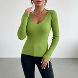 Ladies' Knit Sweater - Solveig