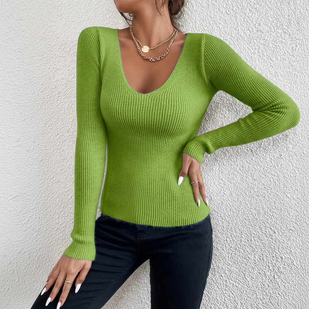 Ladies' Knit Sweater - Solveig