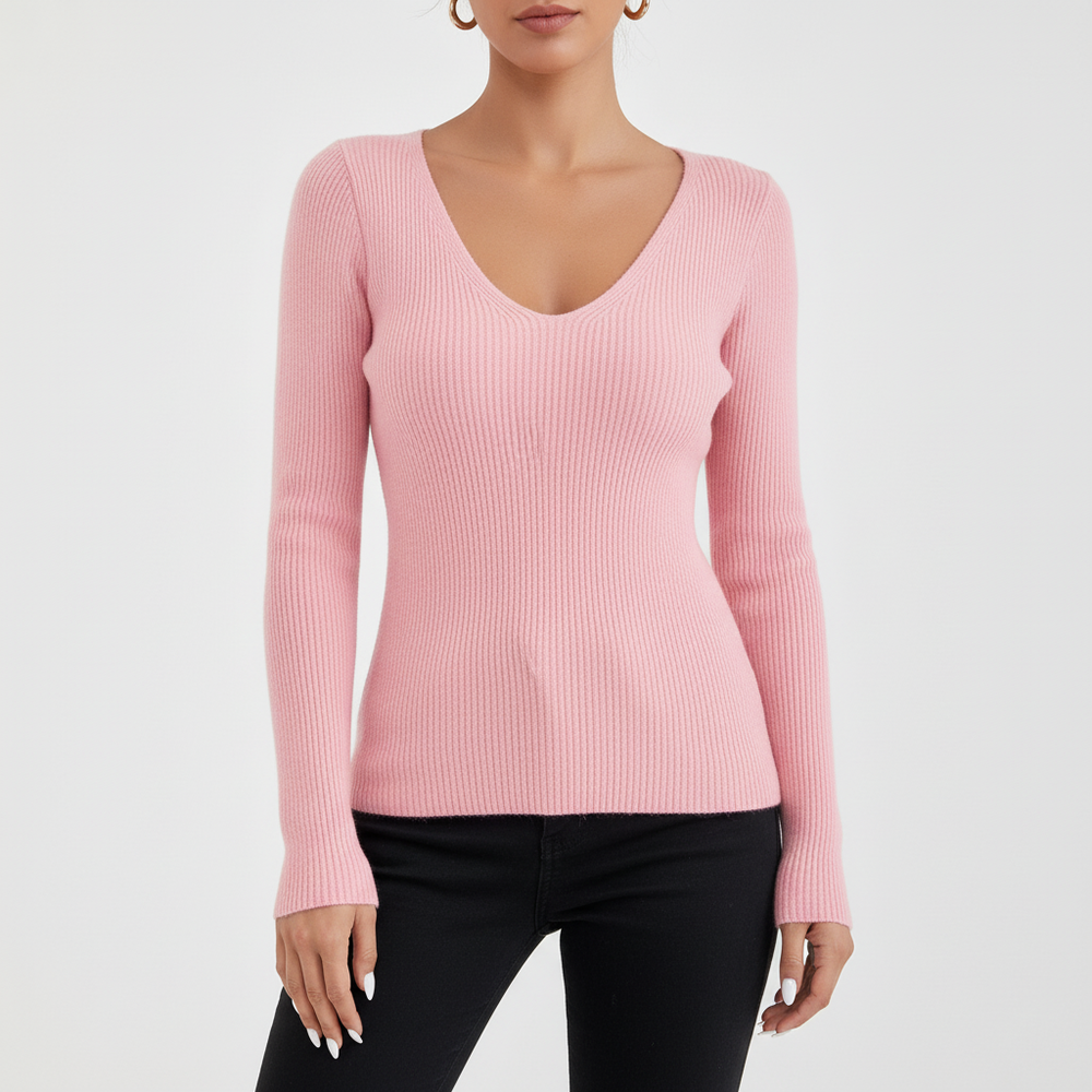 Ladies' Knit Sweater - Solveig