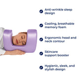 Memory Foam Beauty Pillow – Cooling U-Shape, Anti-Wrinkle & Side Sleeper Support