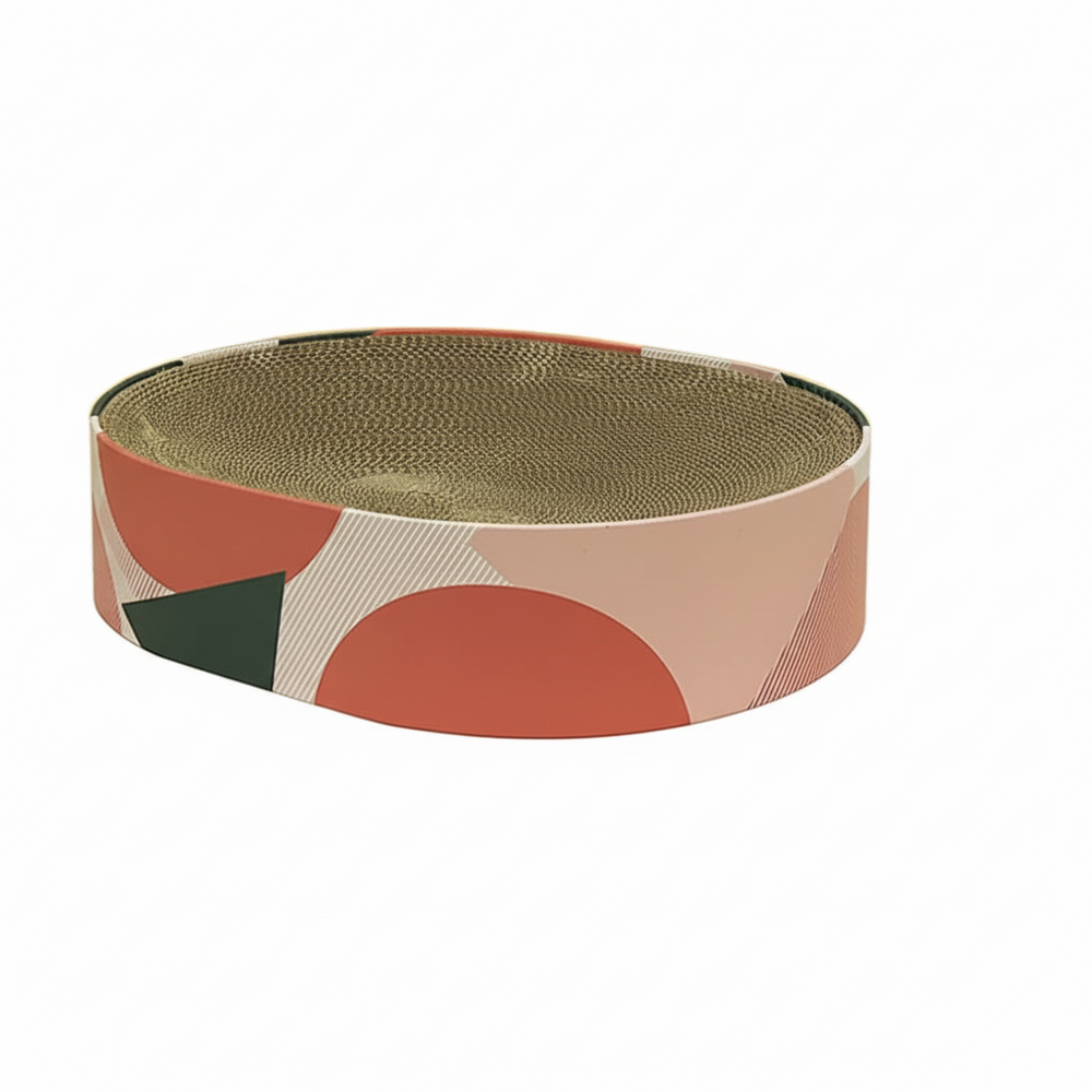 Cat Scratcher Round Cardboard Scratching Bed Lounge