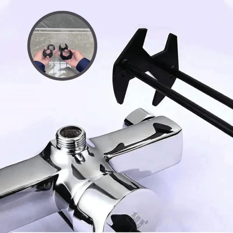 Swivel Basin Wrench – 360° Adjustable Head, Metal & 3-7 Bayonet Sizes for Plumbing
