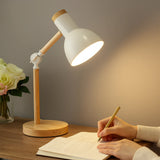 Desk Lamp Wood Adjustable Nordic Table Light