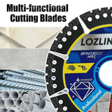 Diamant-Sägeblatt 115 mm – Multifunktional für Fliesen, Beton und Stahl - 2 Stück