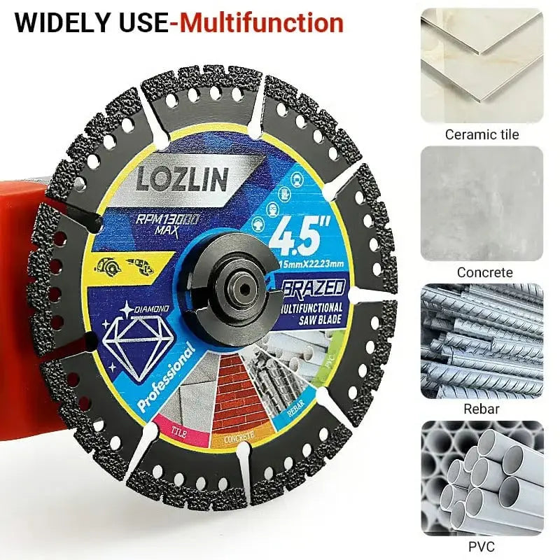 Diamant-Sägeblatt 115 mm – Multifunktional für Fliesen, Beton und Stahl - 2 Stück