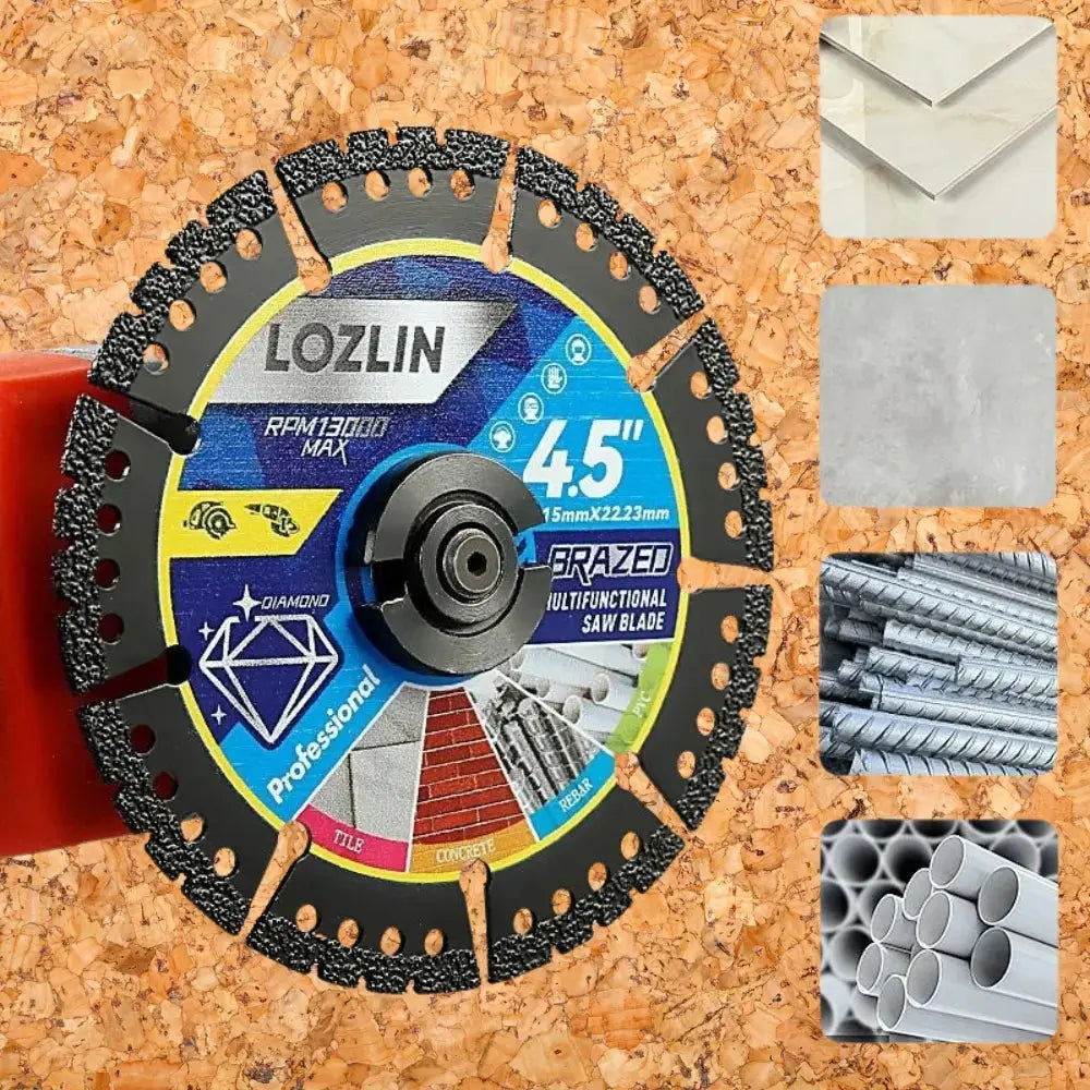 Diamant-Sägeblatt 115 mm – Multifunktional für Fliesen, Beton und Stahl - 2 Stück