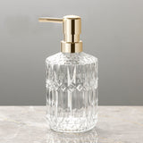 Kalsten | Diamond Pattern Glass Soap Dispenser