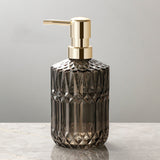 Kalsten | Diamond Pattern Glass Soap Dispenser