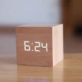 Digital Alarm Clock LED Display Desk Temperature Timer