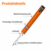 USB Digital Soldering Iron with LCD Display - Adjustable Temperature & Fast Heating