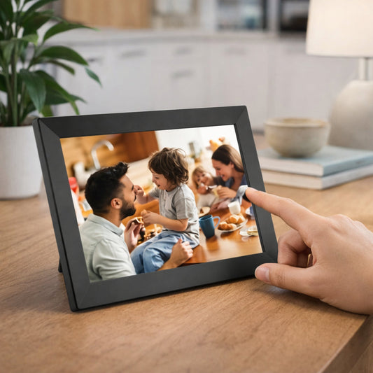 Digital Photo Frame – WiFi Connectivity, HD Touchscreen & Wall-Mount Design