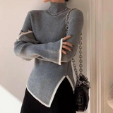 Ladies' Sweater with High Neck - Selina - 2
