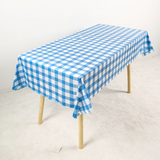 Disposable Plastic Tablecloths Set Waterproof Stain Resistant