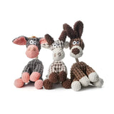 Dog Toy Rope Animal Chew Squeaker