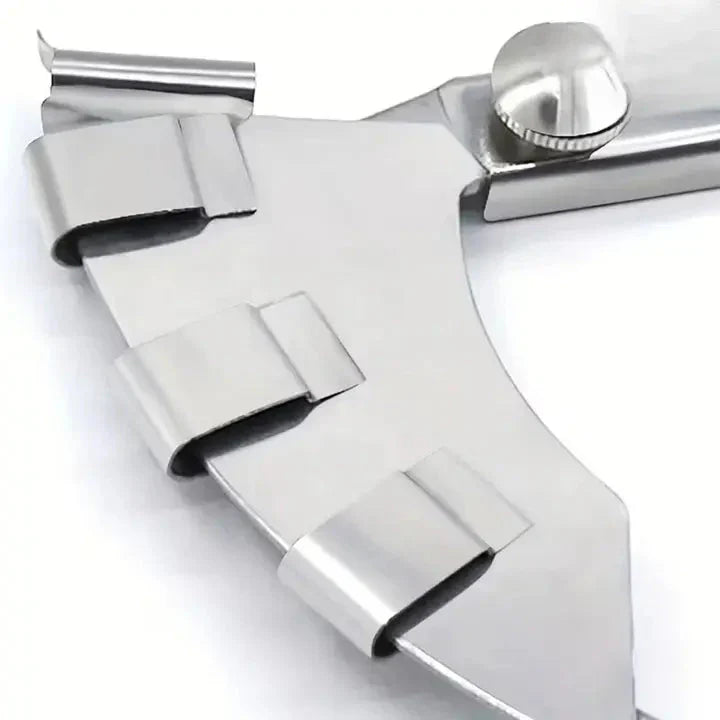 Industrial Sewing Machine Double Fold Binder Tape Folder - Adjustable 20-36 mm Width